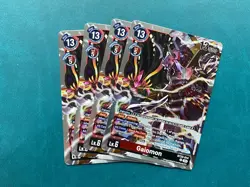 Gaiomon BT22-014 Playset Cyber Eden Digimon Card Game x4 - Image 1