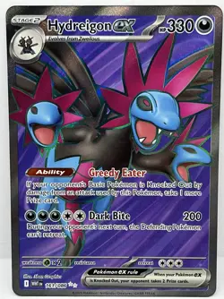 Hydreigon ex - Pokemon TCG White Flare Full Art Ultra Rare Pokemon Card 161/086 - Image 1