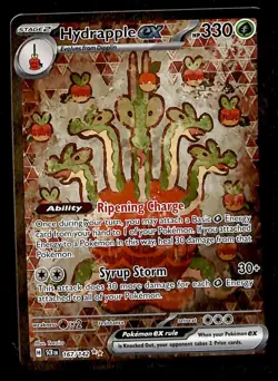 Hydrapple ex Illustration Rare Stellar Crown 167/142, NM Pokemon Card - Image 1
