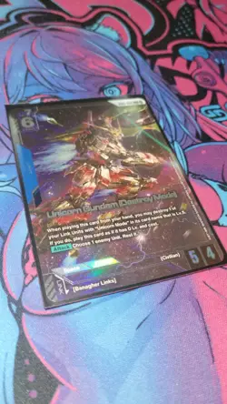 Gundam Card Game: Unicorn Gundam (Destroy Mode) (LR+) - Newtype Rising (GD01) - Image 2