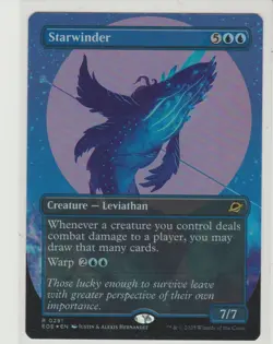 Starwinder Borderless Foil Rare MtG Card EOE 291 - Image 1