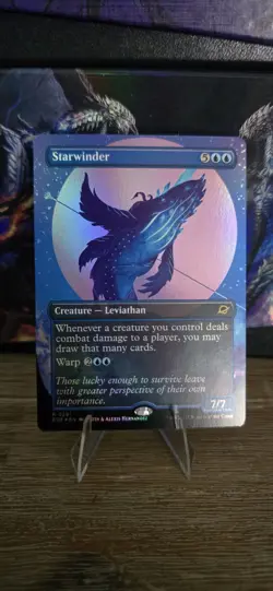 Starwinder Borderless Foil Rare MtG Card EOE 291 - Image 1