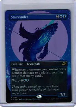 Starwinder Borderless Foil Rare MtG Card EOE 291 - Image 1