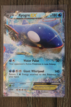 Kyogre EX XY41 Promo XY Promos Pokemon Card Fuall Art Black Star - Image 1