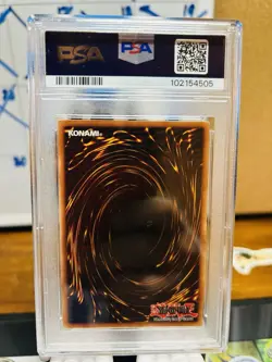 Yu-Gi-Oh 2002 Dark Magician SDY-006 Rare Unlimited Card PSA 7 Graded - Image 2