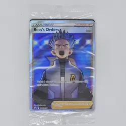 Pokemon Boss's Orders SWSH251 SEALED 4 Cards-1x Full Art-3x Holo Pokemon Card - Image 1