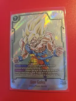 Son Goku FB05-119 Gold Secret Rare Dragon Ball Manga Booster Card Fusion World - Image 2
