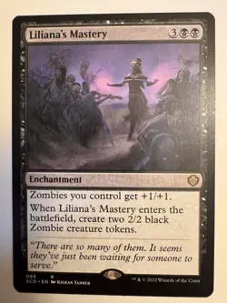 Liliana's Mastery #86 (NM) Starter Commander SCD Magic MTG - Image 1