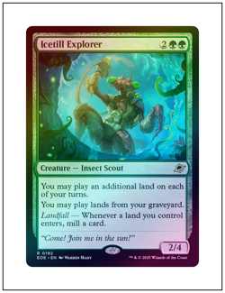1x Icetill Explorer, Foil, Edge of Eternities, MTG NM - Image 1