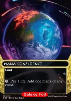 MTG Galaxy Foil Edge of Eternities: Stellar Sights Mana Confluence (NM) - Image 1