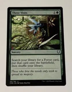 MTG Three Visits - Commander Legends NM - Image 1