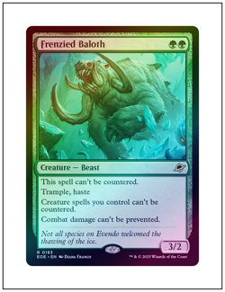 1x Frenzied Baloth, Foil, Edge of Eternities, MTG NM - Image 1