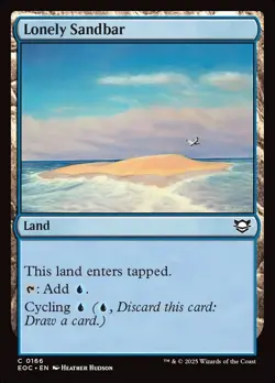 MTG Lonely Sandbar ** Edge of Eternities Commander ** English - Image 1