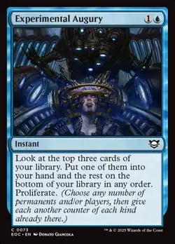 MTG Experimental Augury ** Edge of Eternities Commander ** English - Image 1