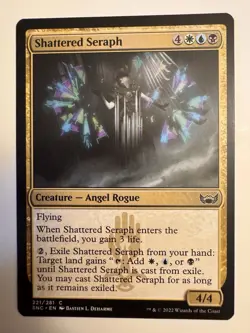 Shattered Seraph (221) Streets of New Capenna SNC MTG Magic - Image 1