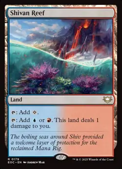 MTG Shivan Reef ** Edge of Eternities Commander ** English - Image 1