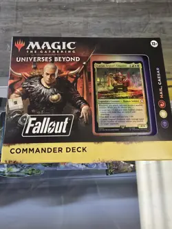 Magic The Gathering MTG Universes Beyond Fallout Commander Deck Hail Caesar NEW - Image 1