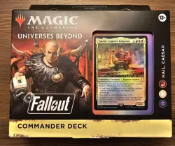 Magic The Gathering MTG Universes Beyond Fallout Commander Deck Hail Caesar NEW - Image 1
