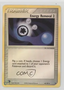 Energy Removal 2 Pokemon EX Ruby & Sapphire #80 2003 0o69 - Image 1