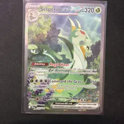 Serperior ex 164/086 - Black Bolt Pokemon SIR MINT fresh out of pack - Image 1