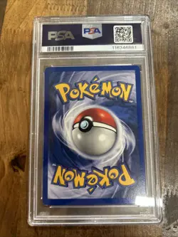 Graded PSA 7 1999 Pokemon Game Rattata Shadowless #61 - Image 2
