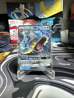 Pokemon Gyarados GX SM212 Ultra Rare Black Star Promo NM - Image 1
