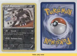 Mightyena Reverse Foil Pokemon XY Phantom Forces #54 READ 0u9 - Image 3