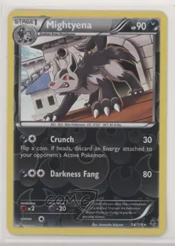 Mightyena Reverse Foil Pokemon XY Phantom Forces #54 0w6 - Image 1
