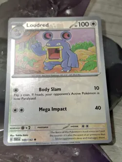 Loudred 149/182 SV04 Paradox Rift Reverse Holo Pokemon NM M - Image 2