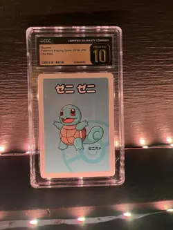 CGC Pristine 10 Squirtle Old Maid 2019 Japanese Pokemon Playing Cards - Image 1