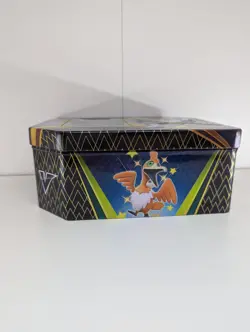 Shining Fates Pokemon Storage Tin: Boltund with Cramorant and Eldegoss (Empty) - Image 2