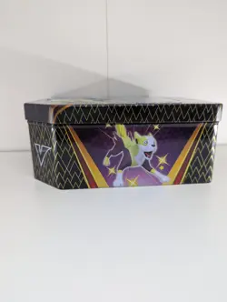 Shining Fates Pokemon Storage Tin: Boltund with Cramorant and Eldegoss (Empty) - Image 4