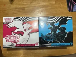 Pokemon Center Exclusive ETB Black Bolt and White Flare Bundle BRAND NEW SEALED - Image 1