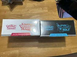 Pokemon Center Exclusive ETB Black Bolt and White Flare Bundle BRAND NEW SEALED - Image 4