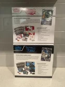 Pokemon Center Exclusive ETB Black Bolt and White Flare Bundle BRAND NEW SEALED - Image 2