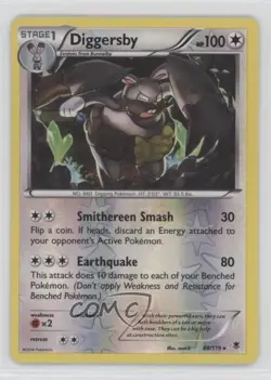 Diggersby Reverse Foil Pokemon XY Phantom Forces #88 0w6 - Image 1