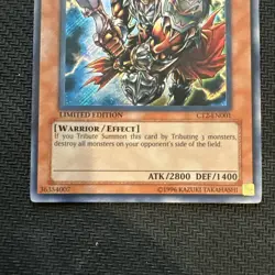 YUGIOH Gilford the Lightning CT2-EN001 Secret Rare LP - Image 3