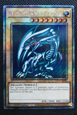 Yugioh Blue Eyes White Dragon MP24-EN001 Quarter Century Rare 1st Edition NM - Image 1
