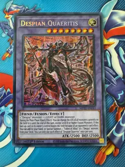 Yugioh - Despian Quaeritis MP22-EN141 1st Edition Prismatic Secret Rare NM - Image 1