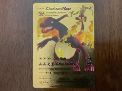purple charizard vmax gold foil card - Image 1
