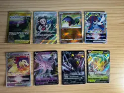 Pokemon Card Lot of 8 Official TCG Cards Japanese VStar, V, Full Art, Secret - Image 1