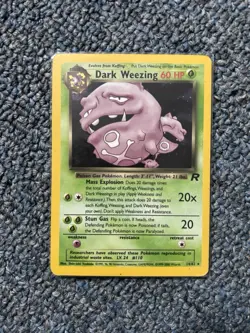Pokemon Card Dark Weezing 14/82 Team Rocket HOLO RARE - PL - Image 1