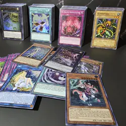 300+ YuGiOh! Mixed Card Lot - Rarity/Set Variety, Foils, No Duplicates NM LP - Image 4