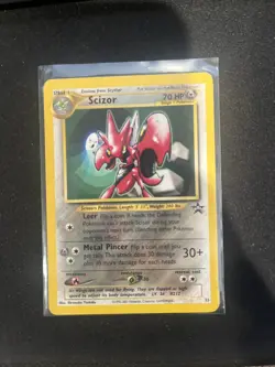Scizor 33 WOTC Black Star Promo Pokemon Card - Image 1