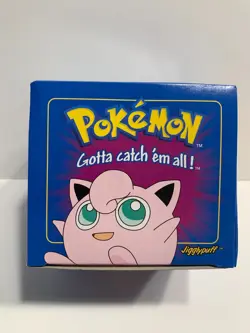 1999 Pokemon Jigglypuff Burger King 23K Gold Plated Trading Card w/Pokeball NIB - Image 1