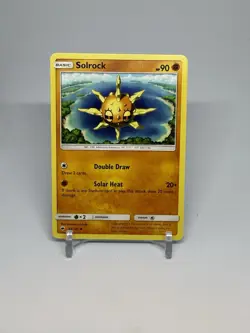 Pokemon TCG Solrock 69/147 SM Burning Shadows Regular Uncommon Card EN-LP 2017 - Image 1