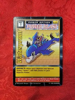 Bandai Digimon Trading Card Series 2 WaterProof Bo-107 - Image 1