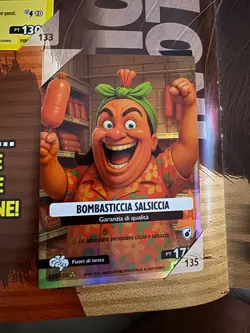 135/150 BOMBASTICCIA SALSICCIA SKIFIDOL ITALIAN BRAINROT CARD NUCLEARE ALPHA - Image 1