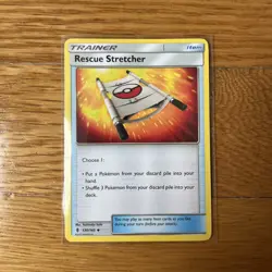 POKEMON CARD RESCUE STRETCHER 130/145 TRAINER ITEM POKEMON TCG CCG CONDITION=LP - Image 1