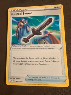 Trainer Rusted Sword Pokemon Card - Image 1